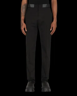 Slam Jam Pants^Diagonal Attica Pants Black