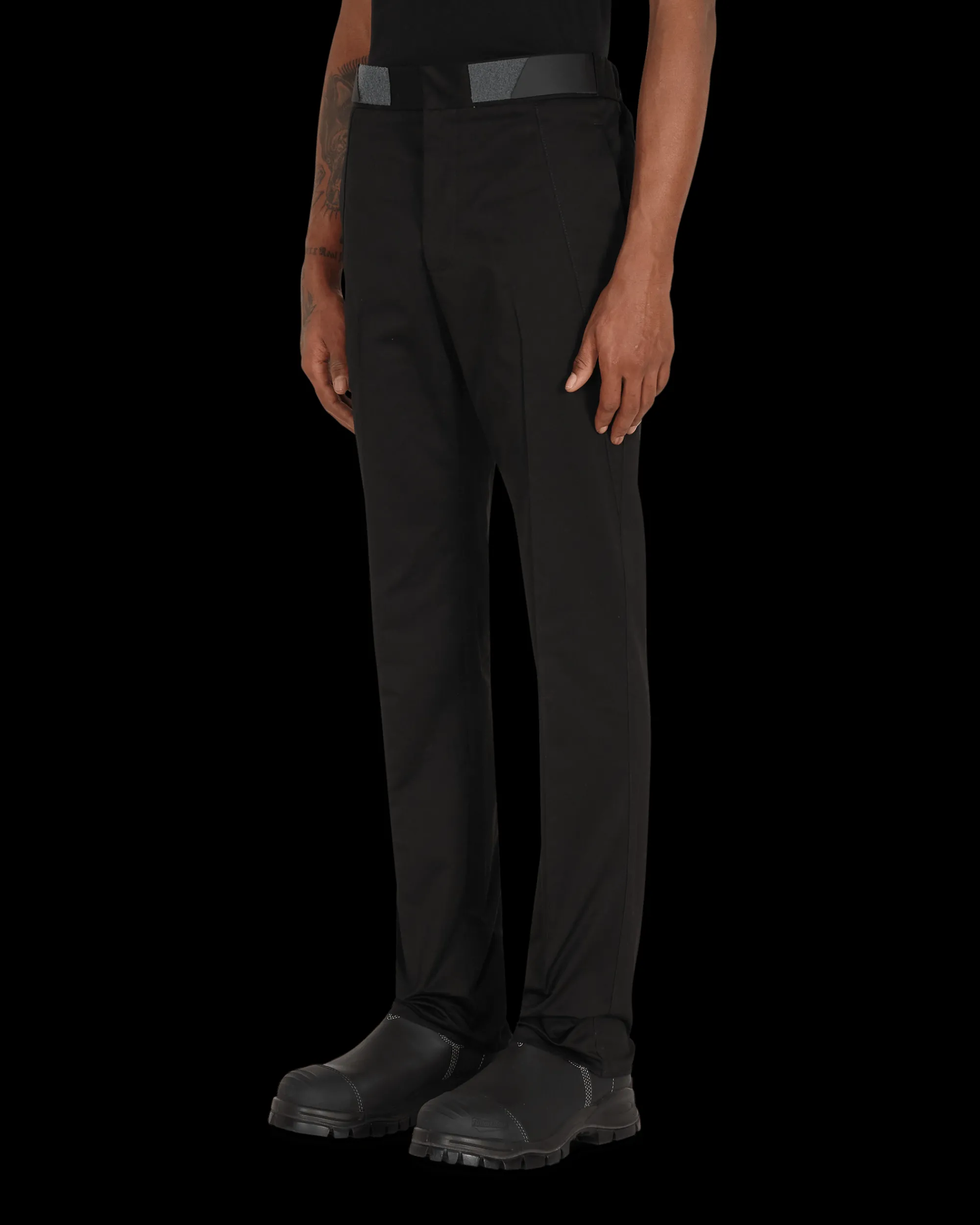 Slam Jam Pants^Diagonal Attica Pants Black