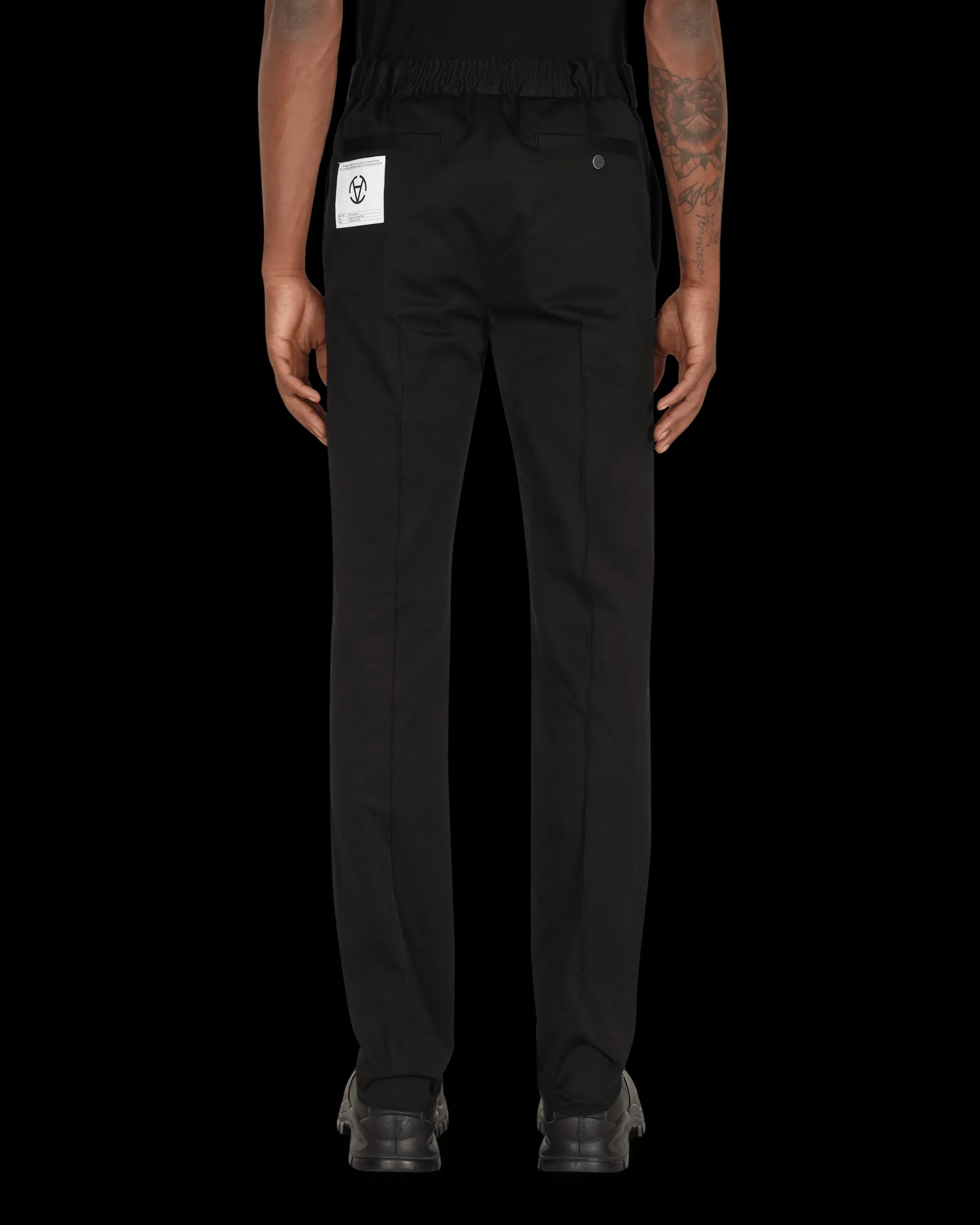 Slam Jam Pants^Diagonal Attica Pants Black