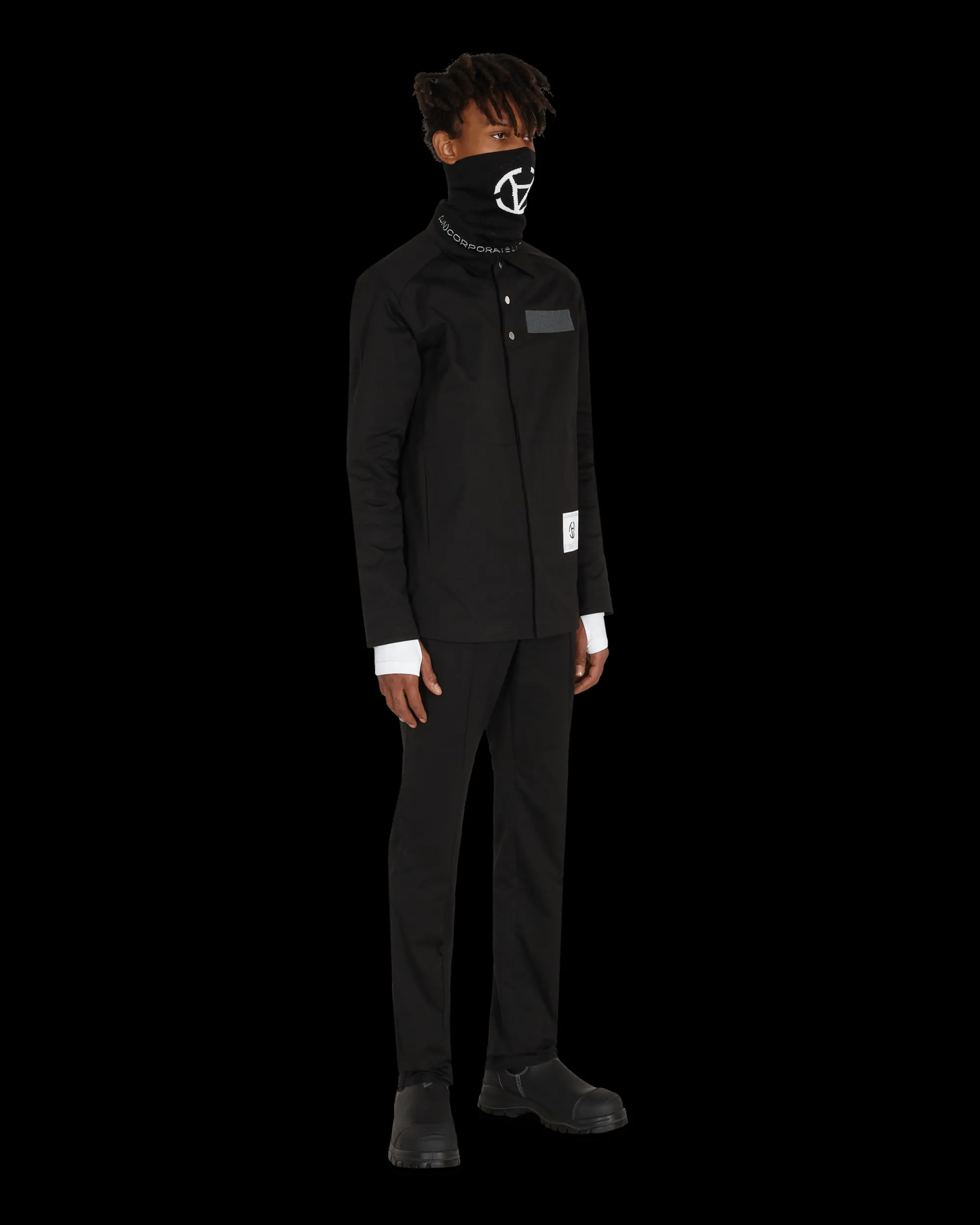 Slam Jam Pants^Diagonal Attica Pants Black