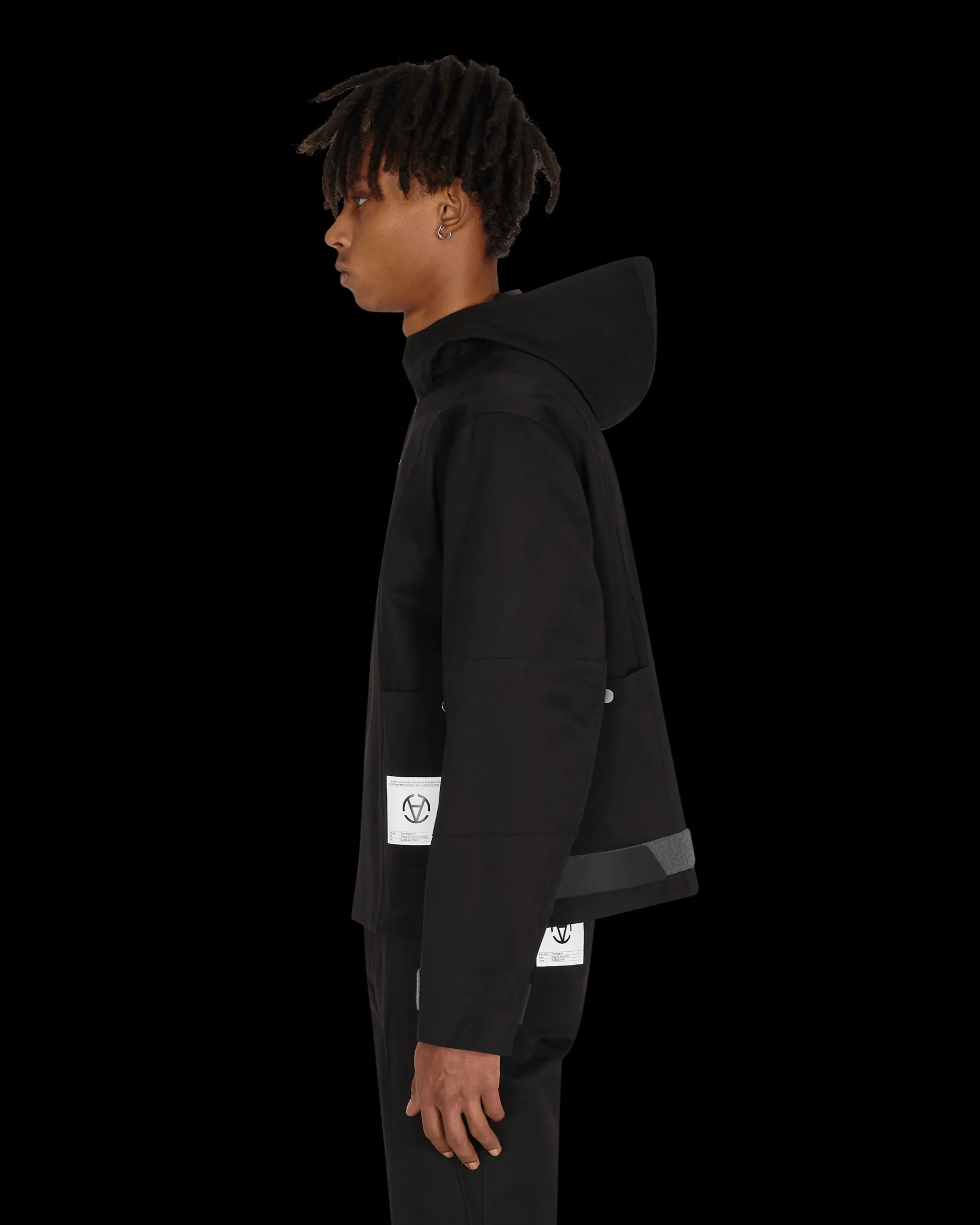 Slam Jam Coats And Jackets^Diagonal Yuma Anorak Black