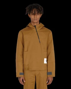 Slam Jam Coats And Jackets^Diagonal Yuma Anorak Brown
