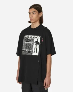 The Salvages T-Shirts^Disco Danger Layer T-Shirt Black
