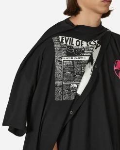 The Salvages T-Shirts^Disco Danger Layer T-Shirt Black