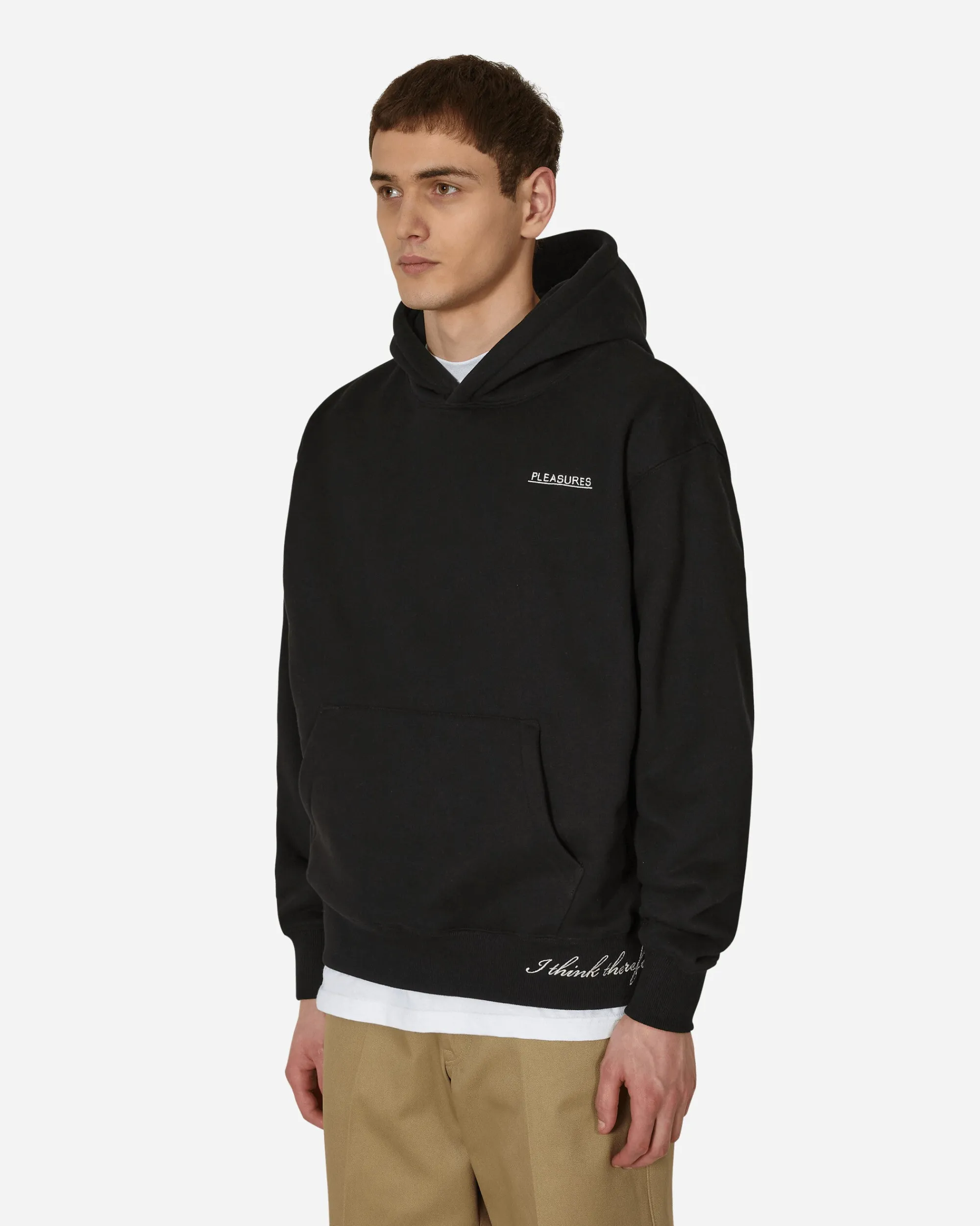Pleasures Sweatshirts^Discourse Hooded Sweatshirt Black