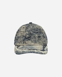 Diesel Hats|Hats^Distressed Denim Baseball Cap Blue