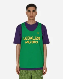 adidas T-Shirts^DJ Kerwin Frost T-Shirt Purple