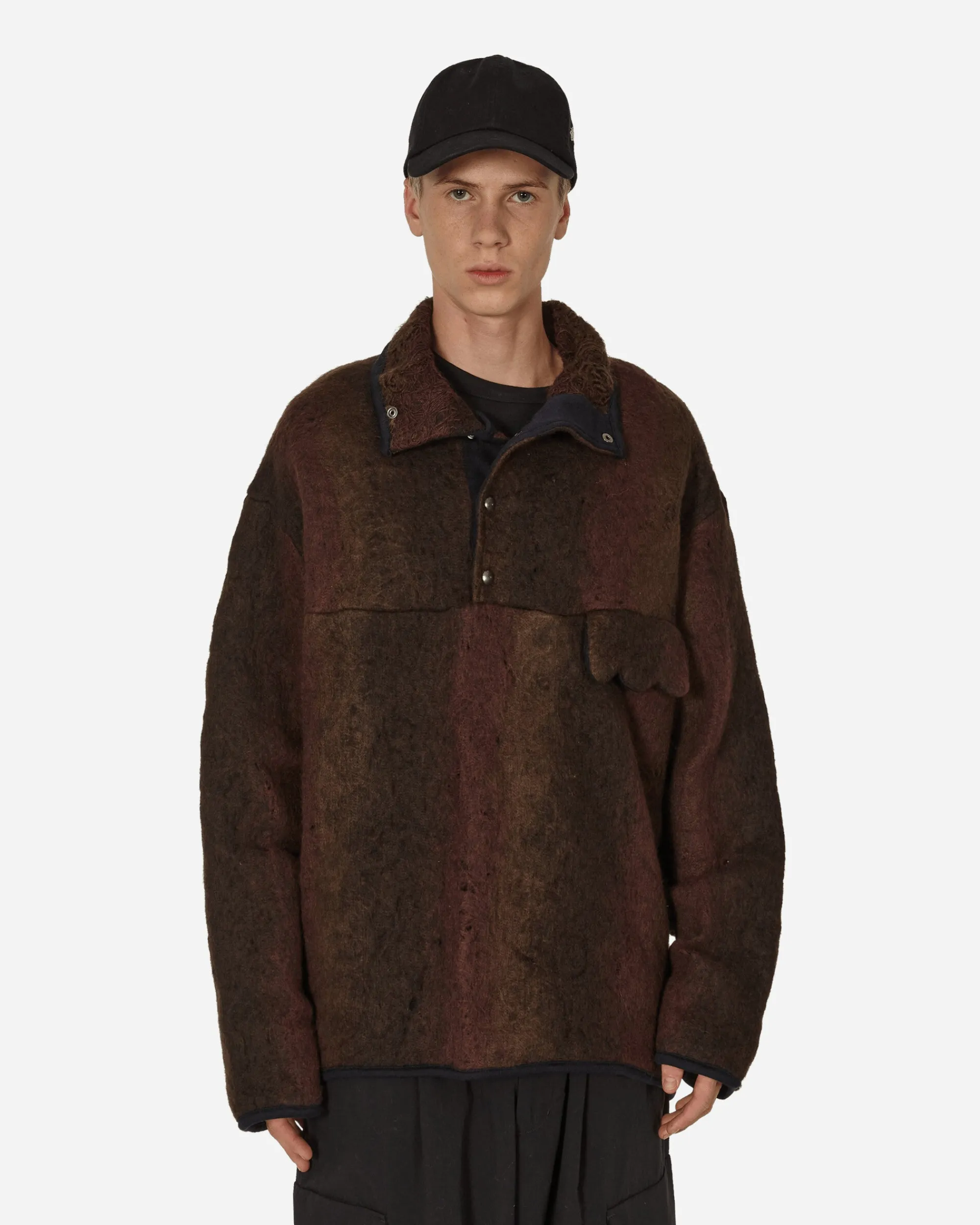 Vitelli Knitwear^Doomboh Button-Up Pullover Brown