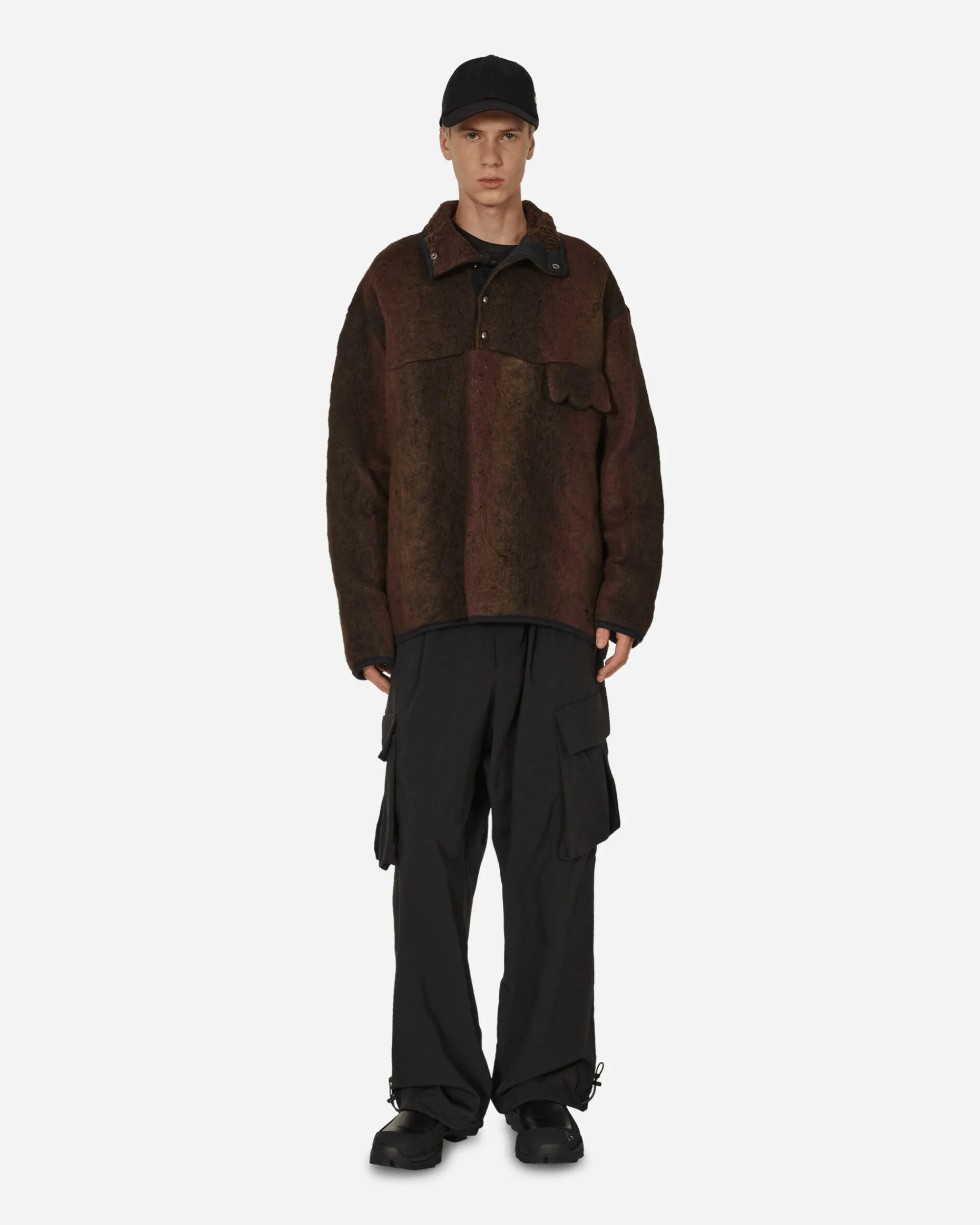 Vitelli Knitwear^Doomboh Button-Up Pullover Brown