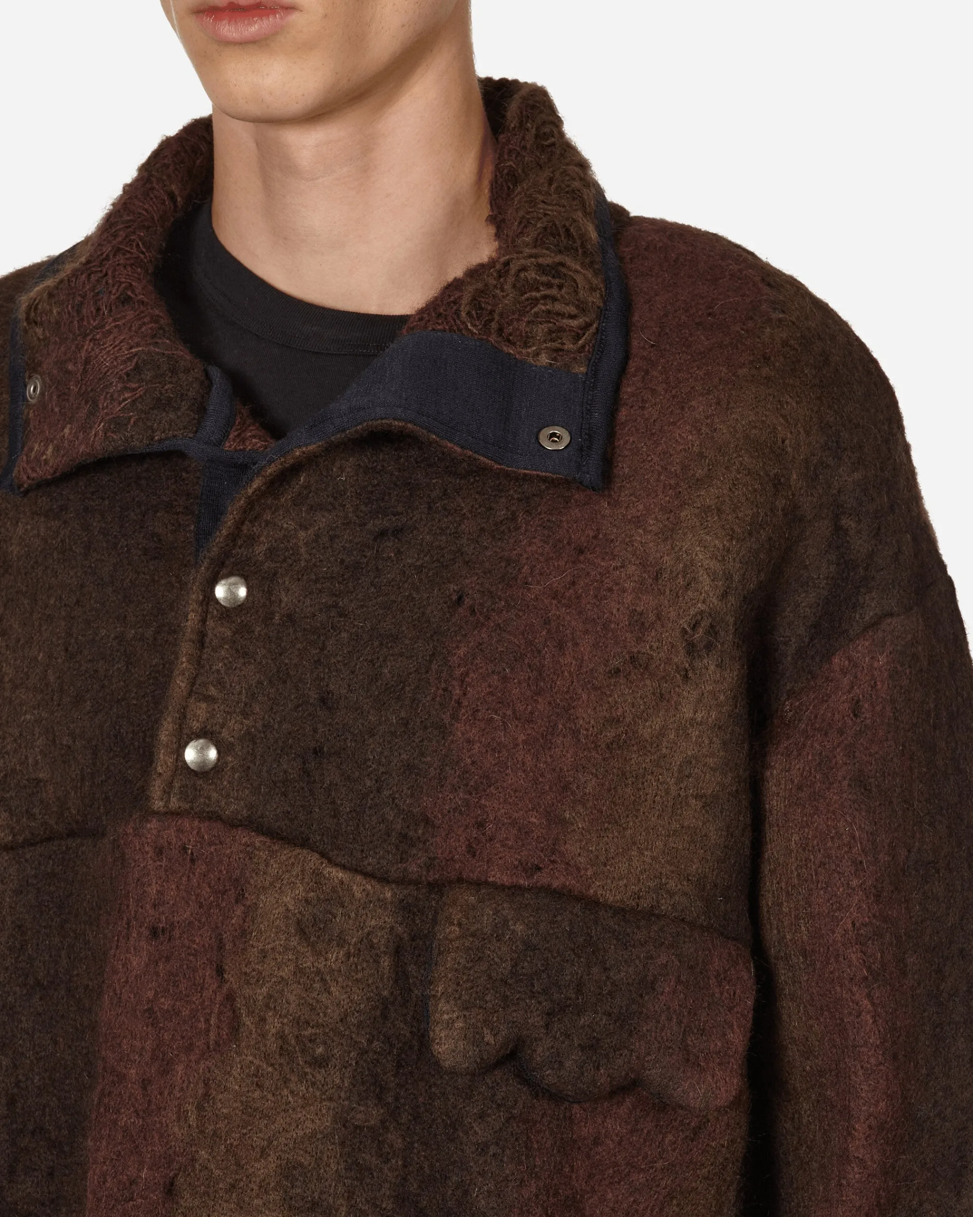 Vitelli Knitwear^Doomboh Button-Up Pullover Brown