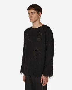 Vitelli Knitwear^Doomboh Lined Sweater Black