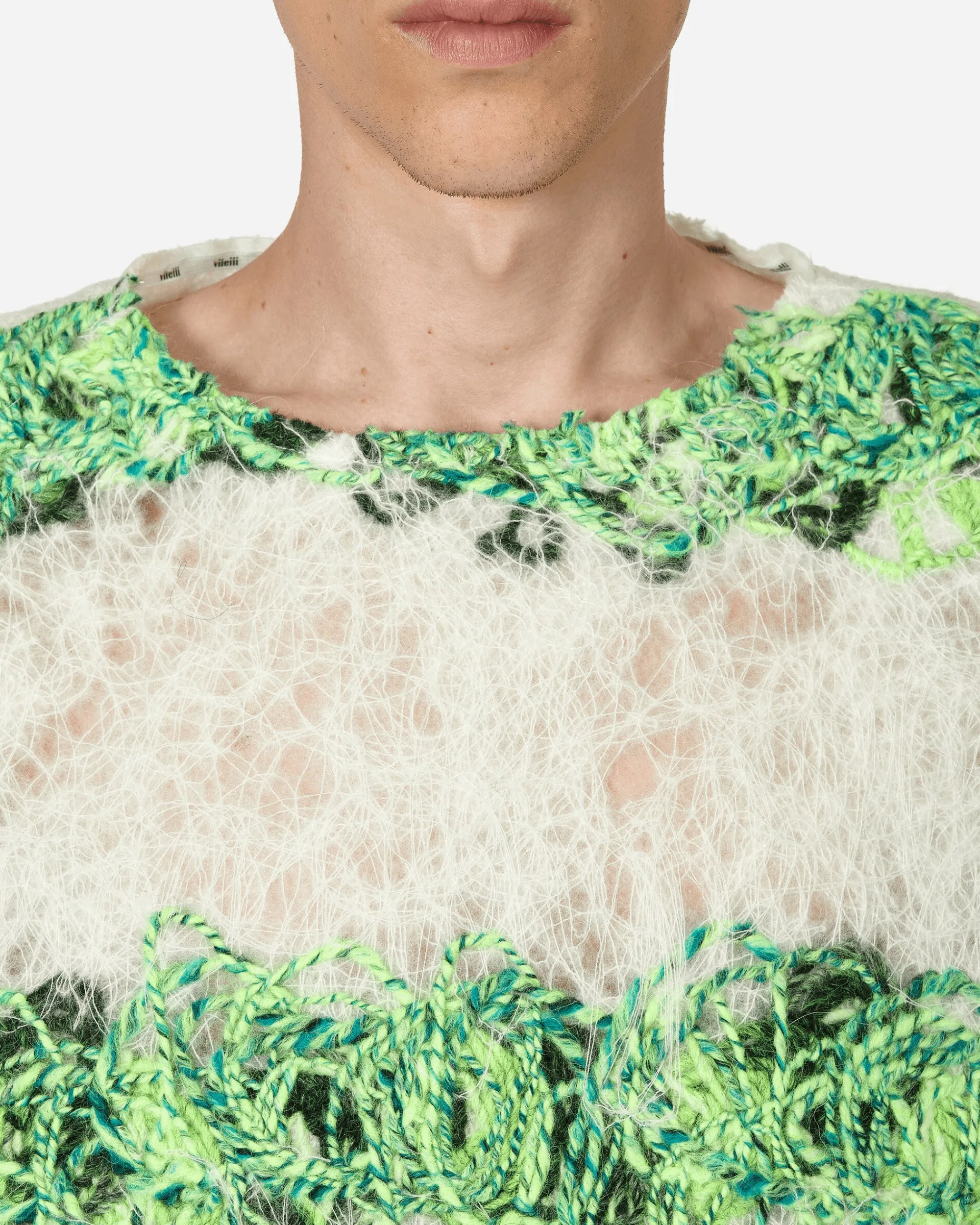Vitelli T-Shirts^Doomboh T-Shirt White / Neon Green