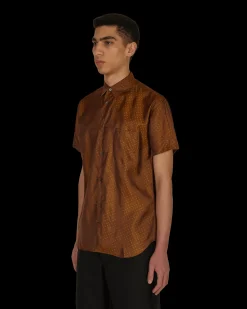 Comme Des Garçons Shirt Shirts^Dot Shortsleeve Shirt Brown