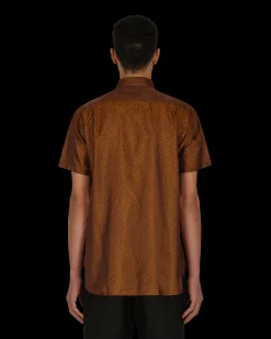 Comme Des Garçons Shirt Shirts^Dot Shortsleeve Shirt Brown