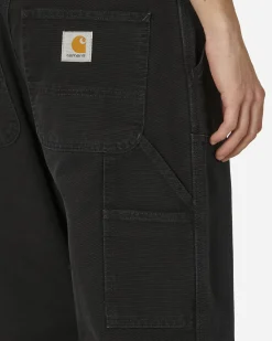 Carhartt WIP Pants^Double Knee Pants Black