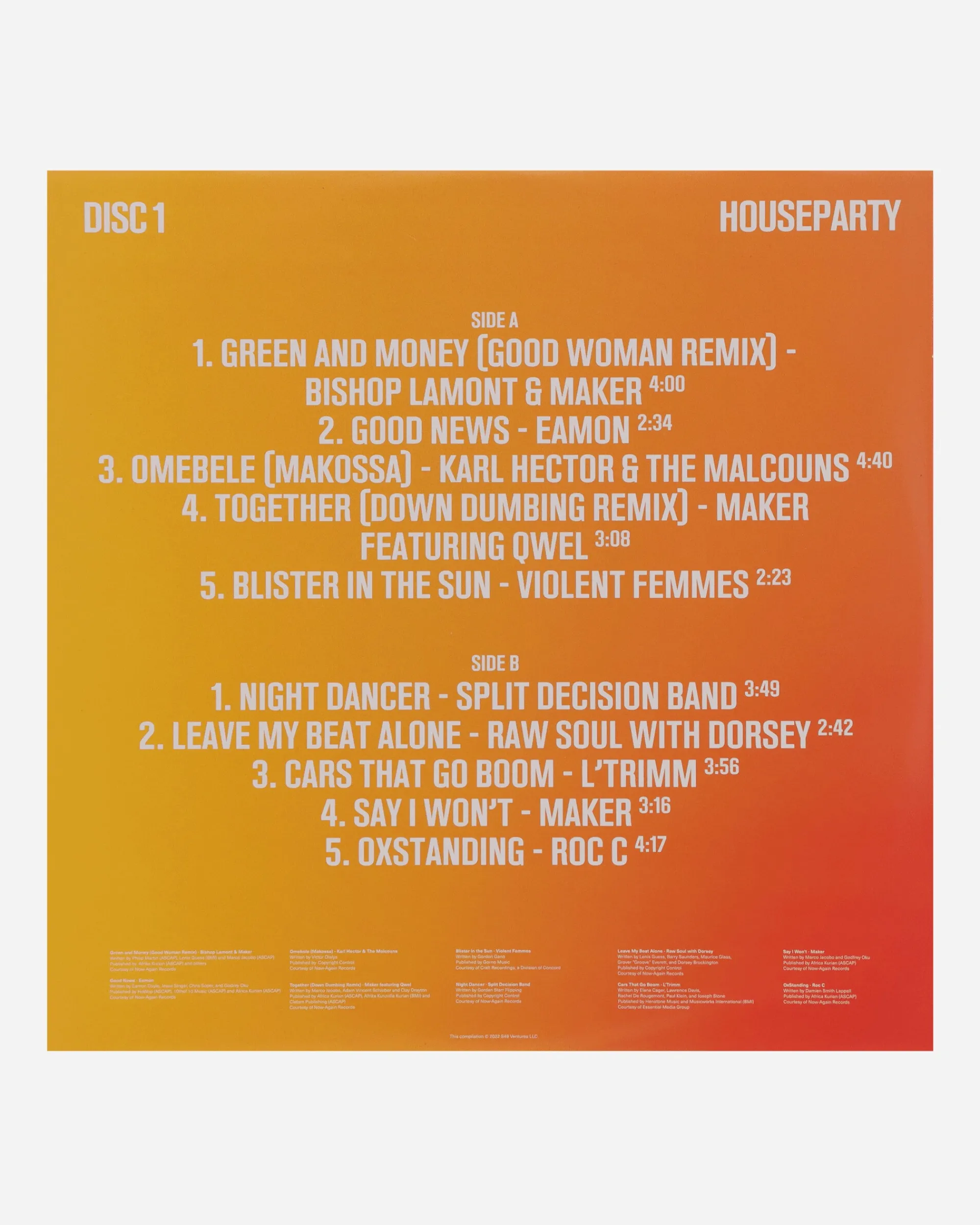 Houseplant Music^Double LP Party Vinyl
