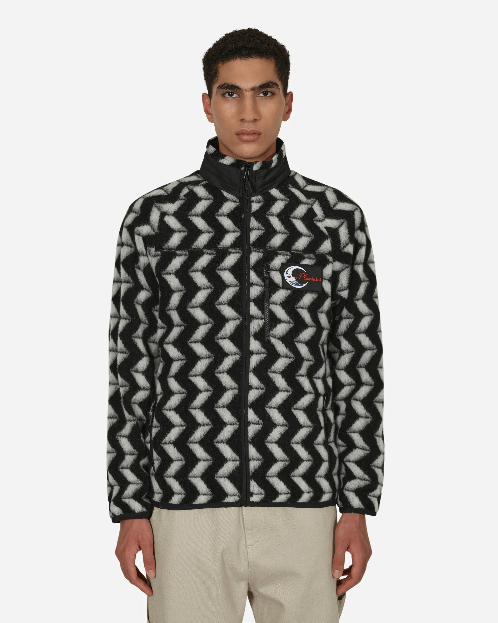 Pleasures Sweatshirts^Drifter Fuzzy Jacket Black