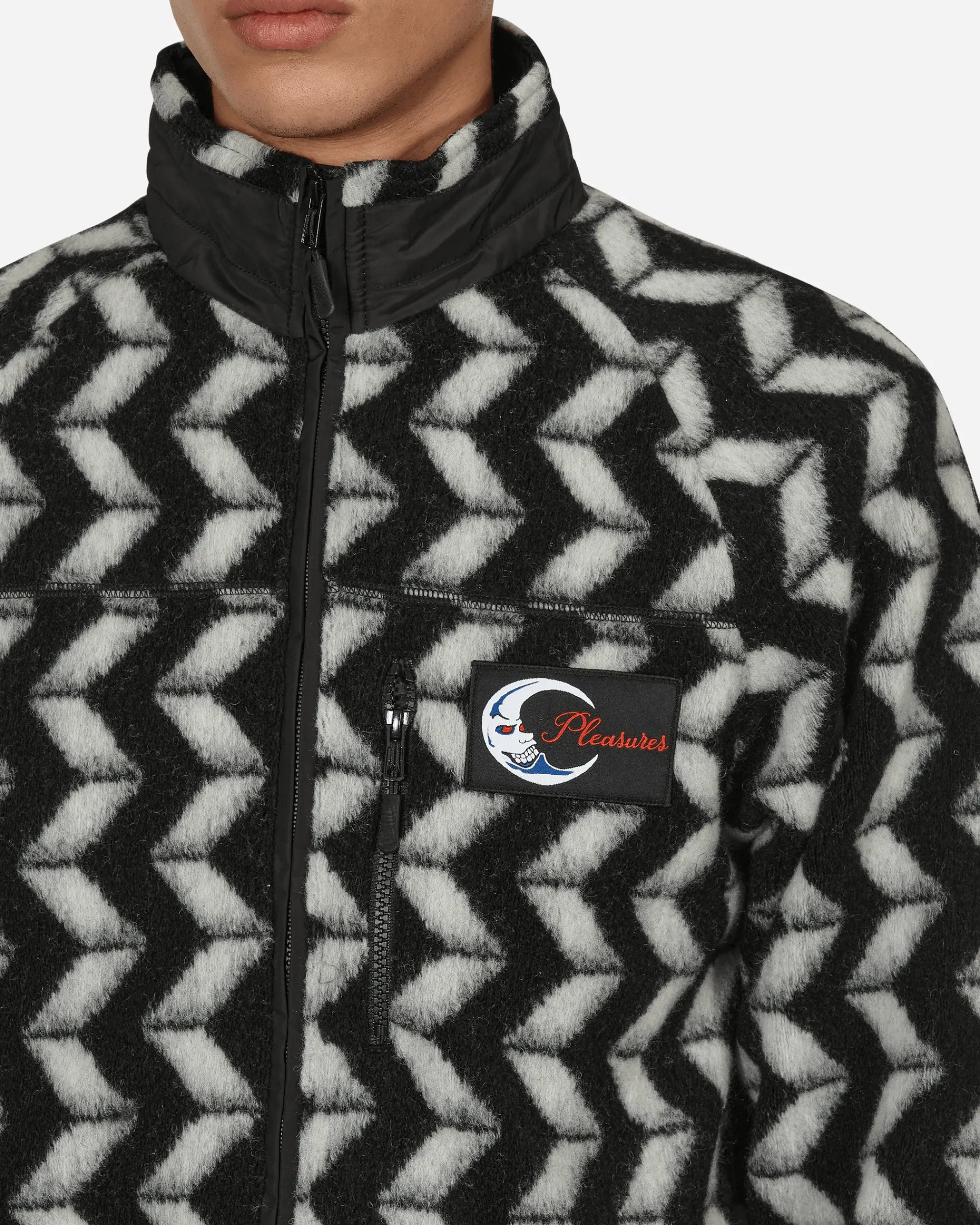 Pleasures Sweatshirts^Drifter Fuzzy Jacket Black