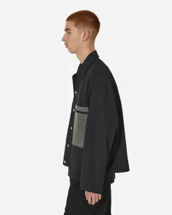 Song for the Mute Coats And Jackets^Dry Cotton Box Jacket Black