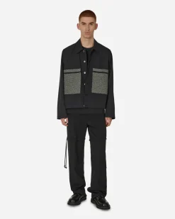Song for the Mute Coats And Jackets^Dry Cotton Box Jacket Black