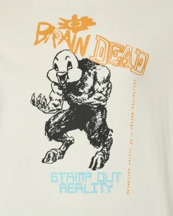 Brain Dead T-Shirts^Duck Beast T-Shirt Natural