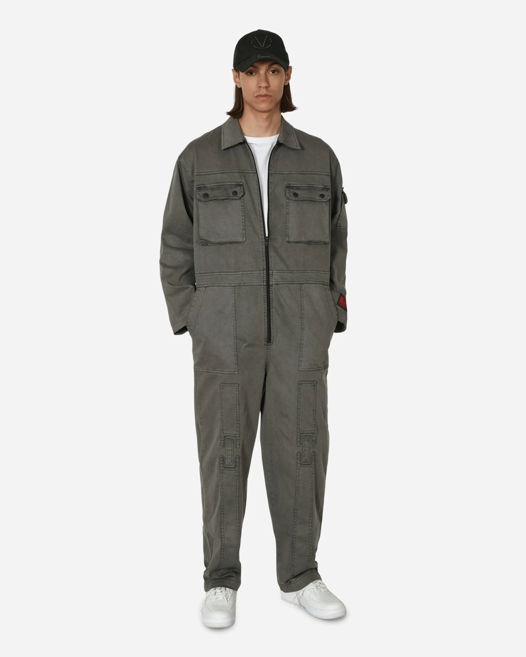 Iuter Pants^DUMBO Milano Imperfecta Jumpsuit Dark Grey
