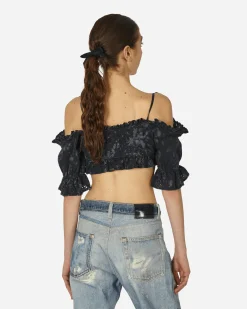 Guess USA T-Shirts^Dyed Sangallo Top Washed Out Black
