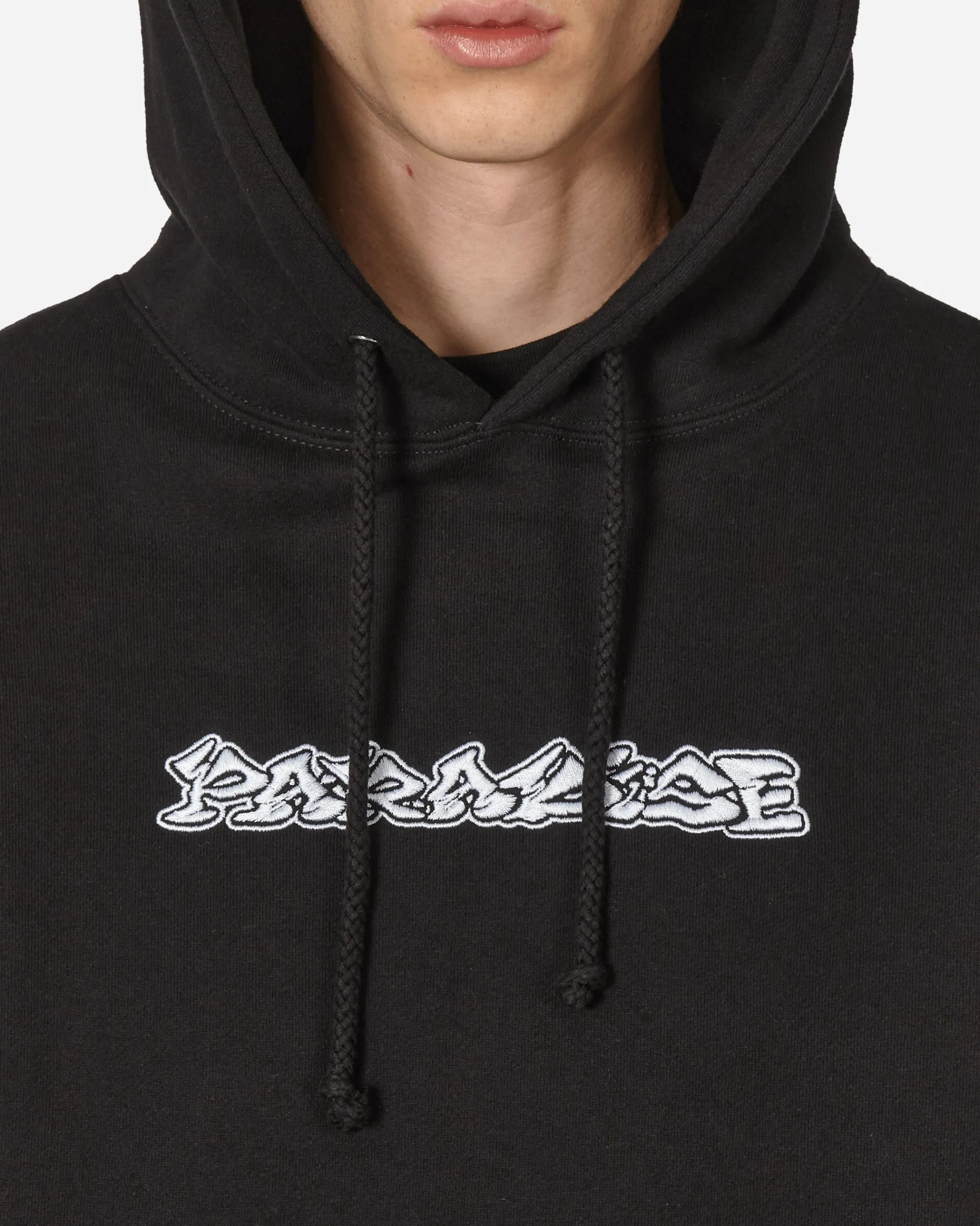 Paradis3 Sweatshirts^Dystopia Embroidered Hoodie Black