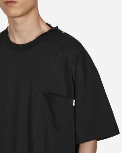 The Salvages T-Shirts^Emblem Snap T-Shirt Black