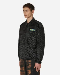 Brain Dead Coats And Jackets^Embossed Fur Full Zip Jacket Black