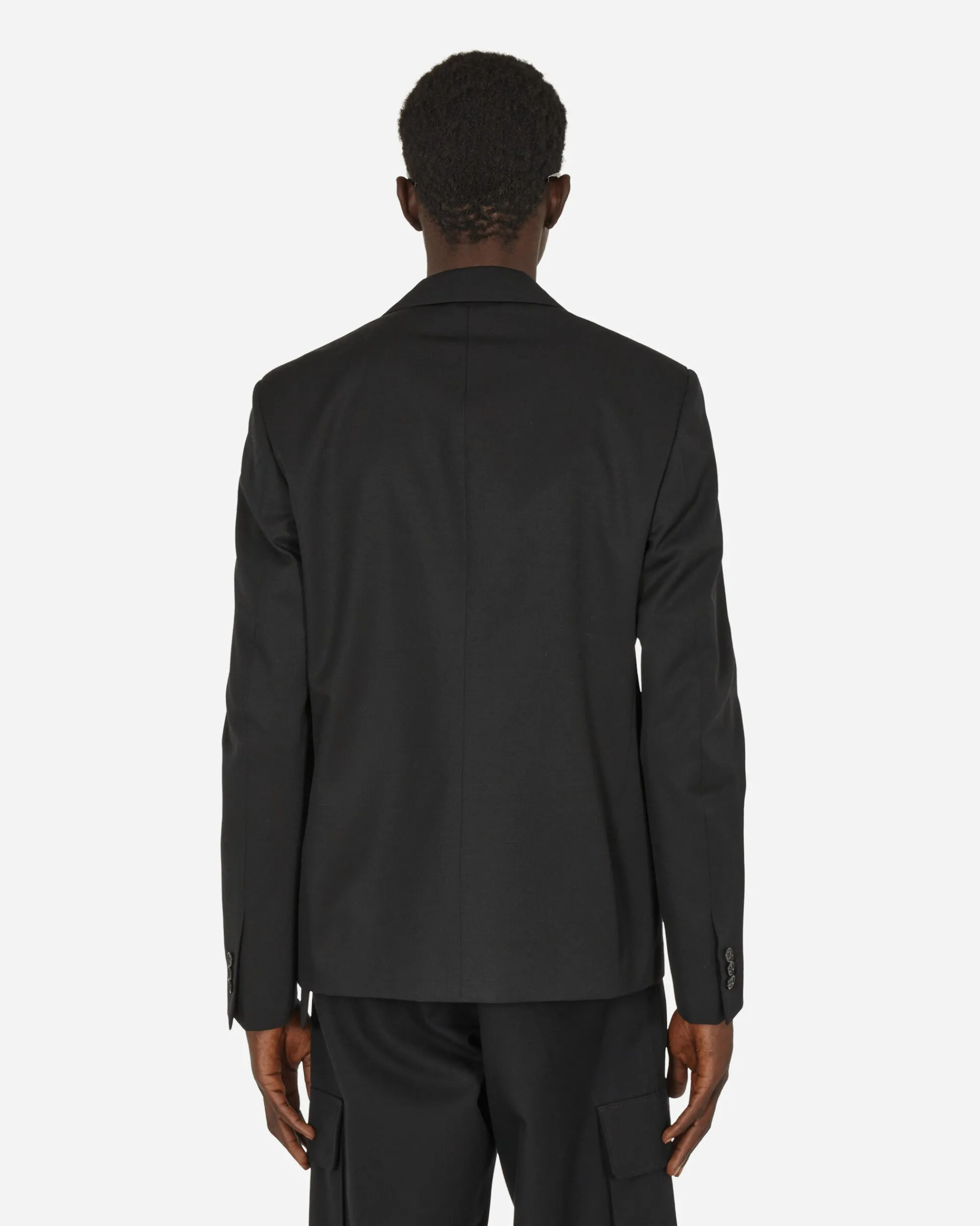 Off-White Coats And Jackets^Embroidered Wool Strap Blazer Black