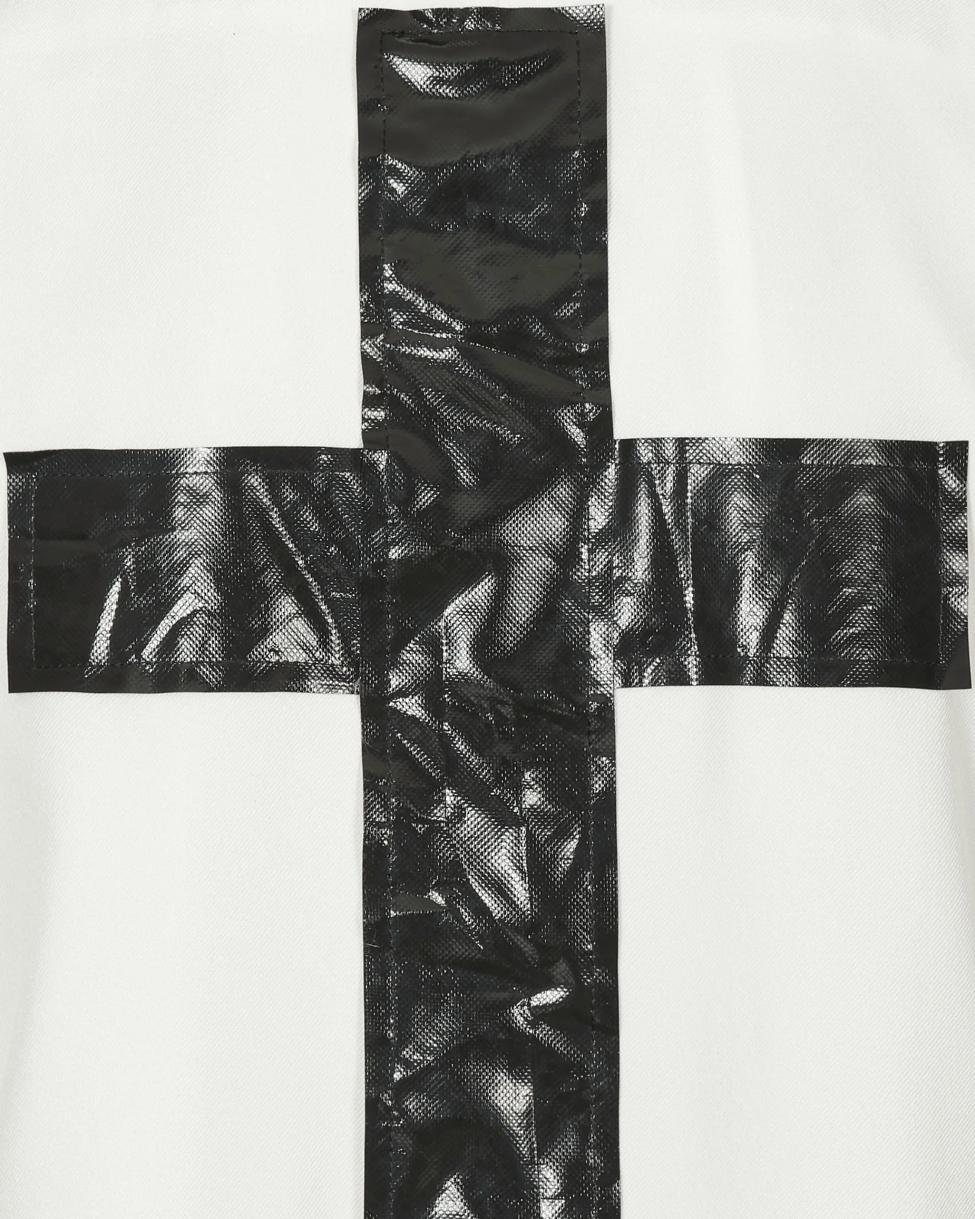 Comme Des Garçons Black Coats And Jackets^Engineer Tarpaulin Cross Coat White