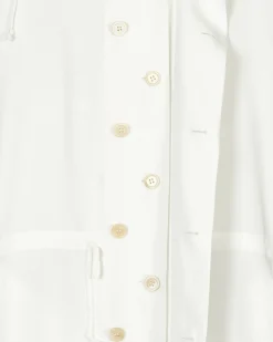 Comme Des Garçons Black Coats And Jackets^Engineer Tarpaulin Cross Coat White