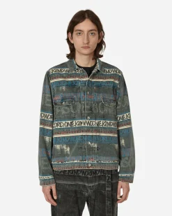 sacai Coats And Jackets^Eric Haze Denim Jacket Green