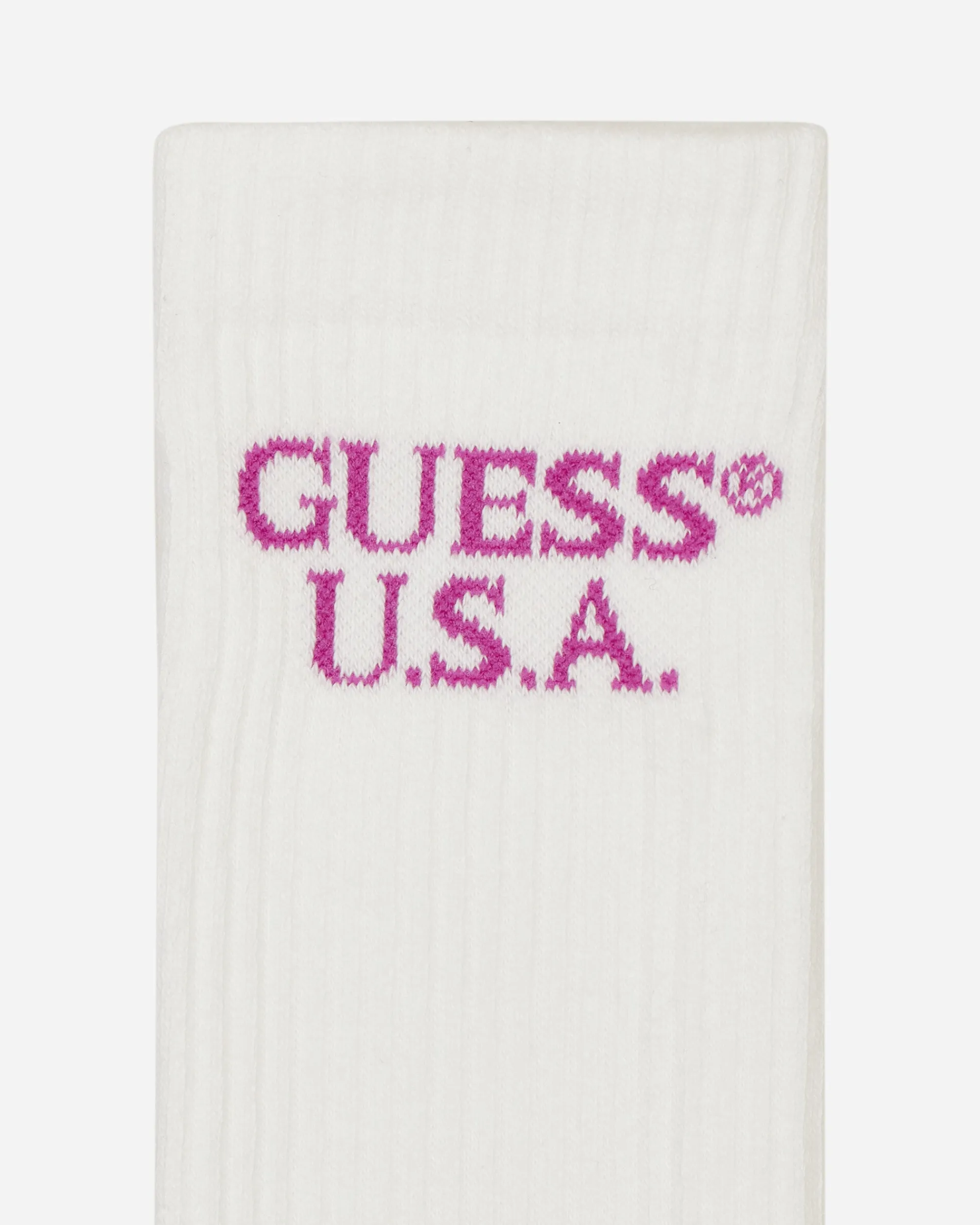 Guess USA Underwear^Evan Socks White