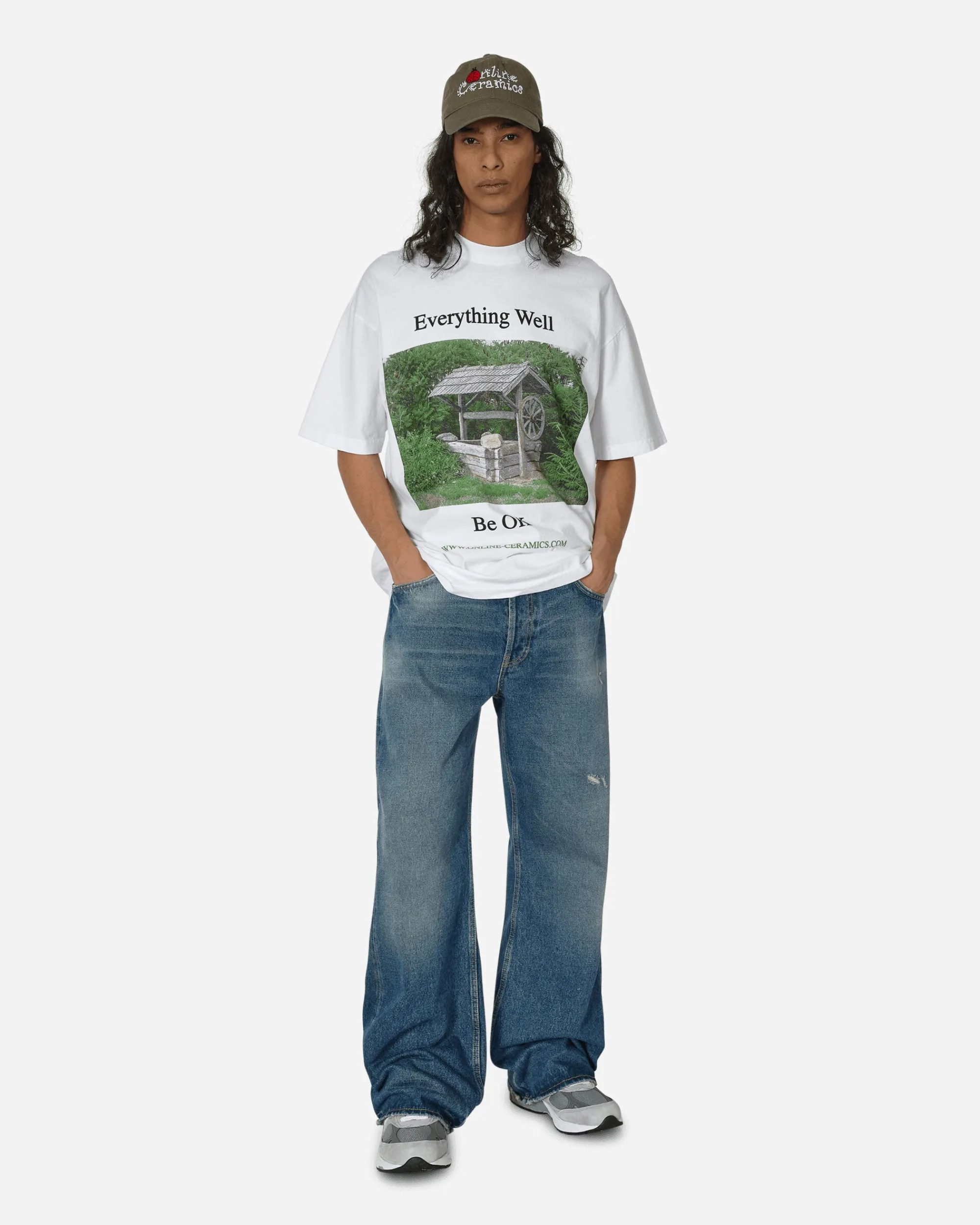 Online Ceramics T-Shirts^Everything Well Be Ok T-Shirt White