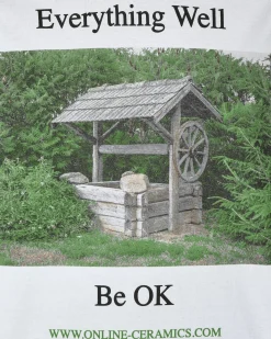 Online Ceramics T-Shirts^Everything Well Be Ok T-Shirt White