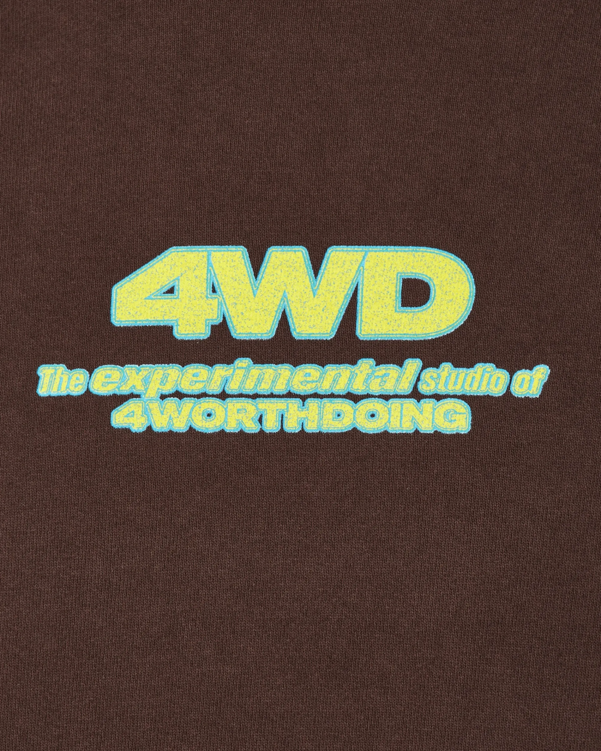 4 Worth Doing Sweatshirts^Experimental Studio Crewneck Sweatshirt Brown