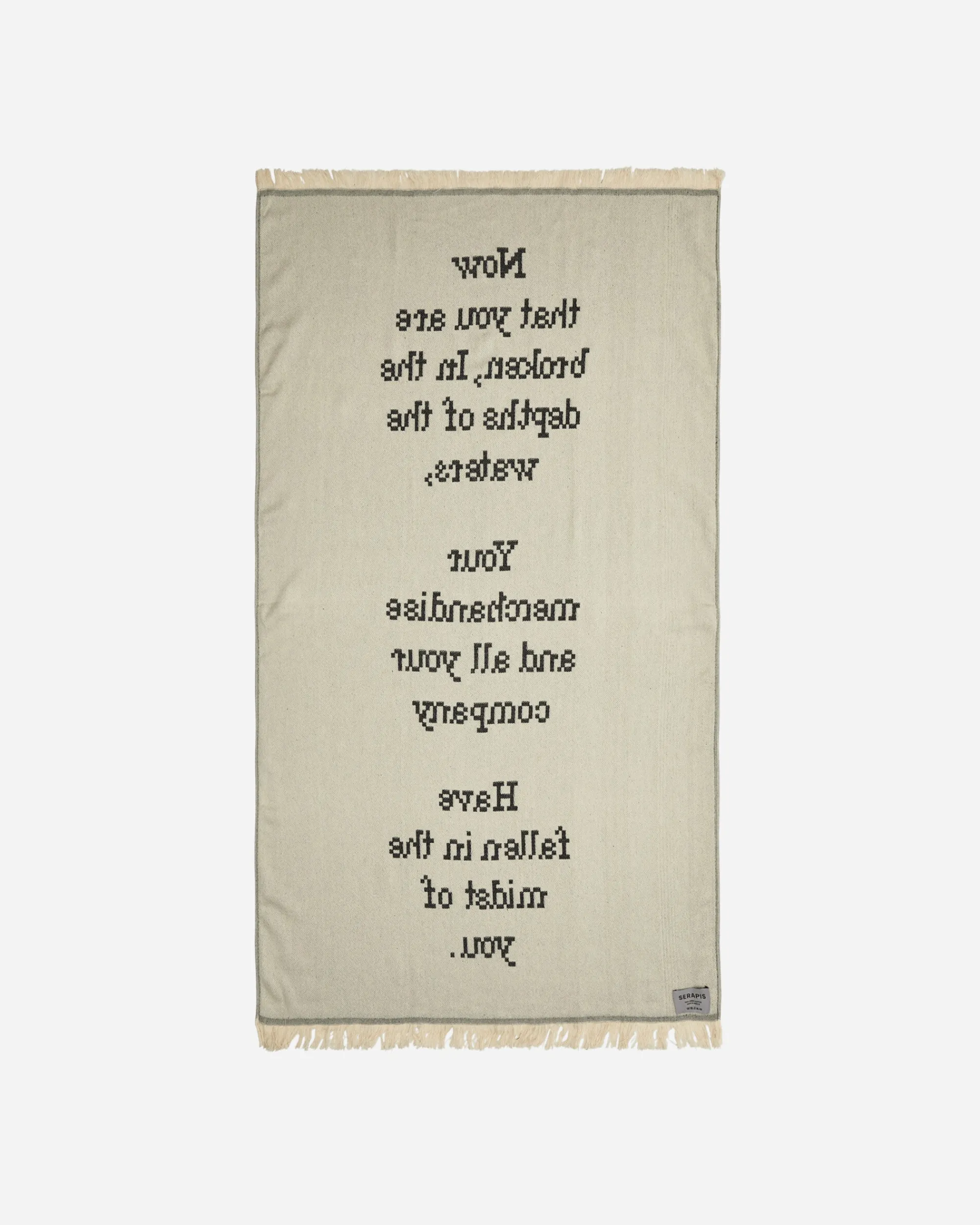 Serapis Textile^Ezekiel 27:34 Jacquard Towel Multicolor