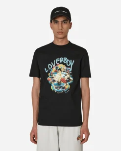 Charles Jeffrey LOVERBOY T-Shirts^Face T-Shirt Black