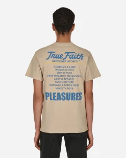 Pleasures T-Shirts^Faith T-Shirt Beige