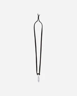OAMC Jewellery|Jewellery^Feather Necklace Stone Grey