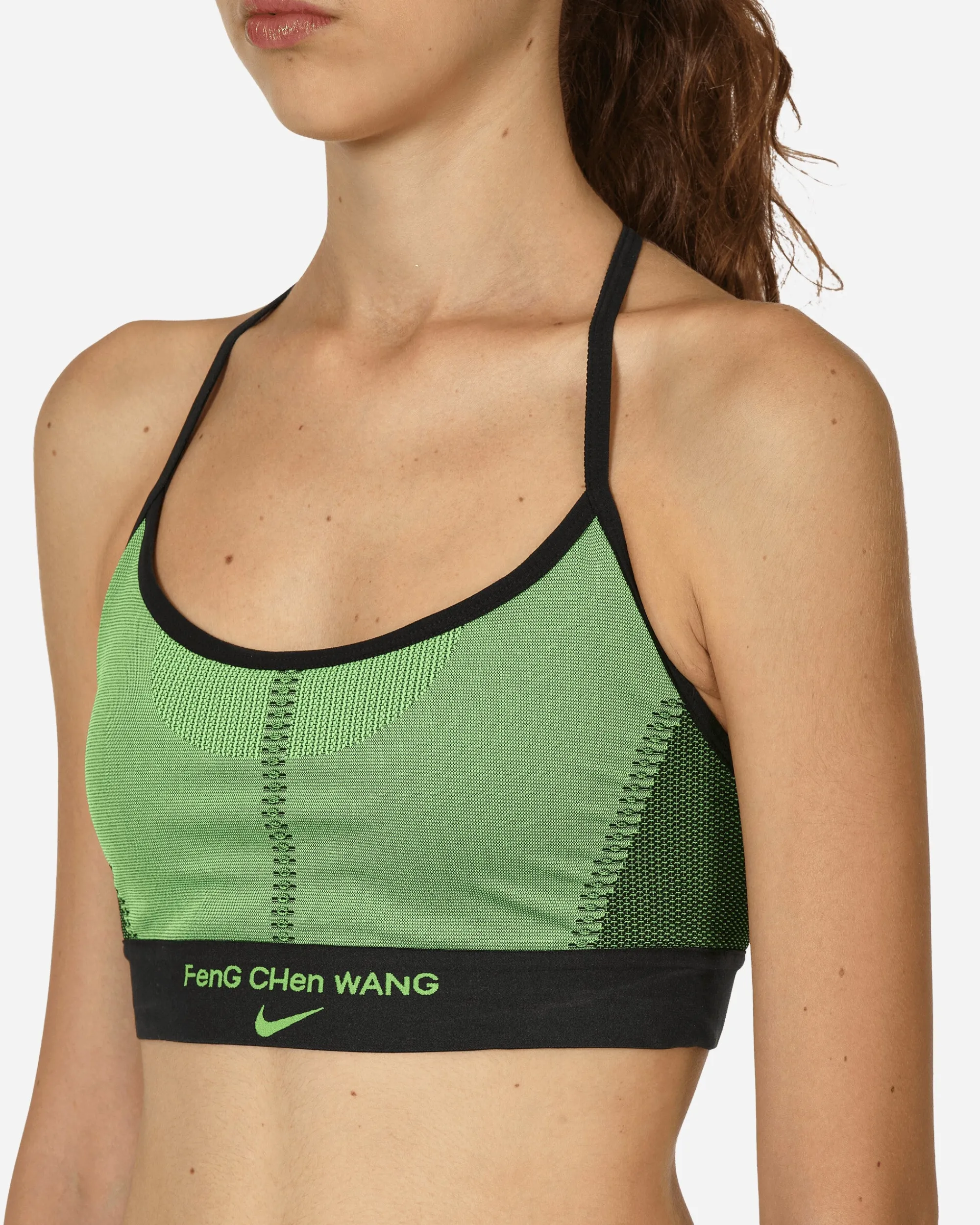 Nike Underwear^Feng Chen Wang Bra Black / Action Green