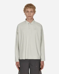 Slam Jam T-Shirts^FILA Redefined Longsleeve Polo Shirt Grey