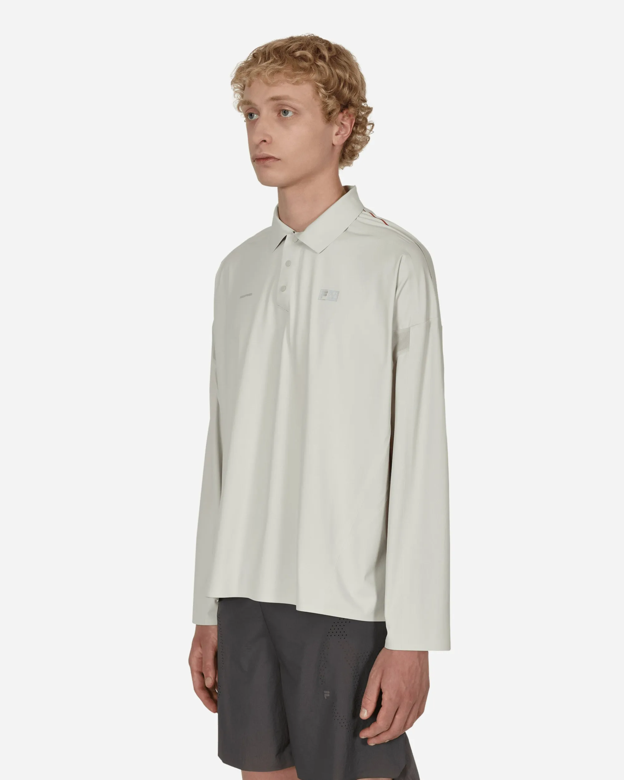 Slam Jam T-Shirts^FILA Redefined Longsleeve Polo Shirt Grey