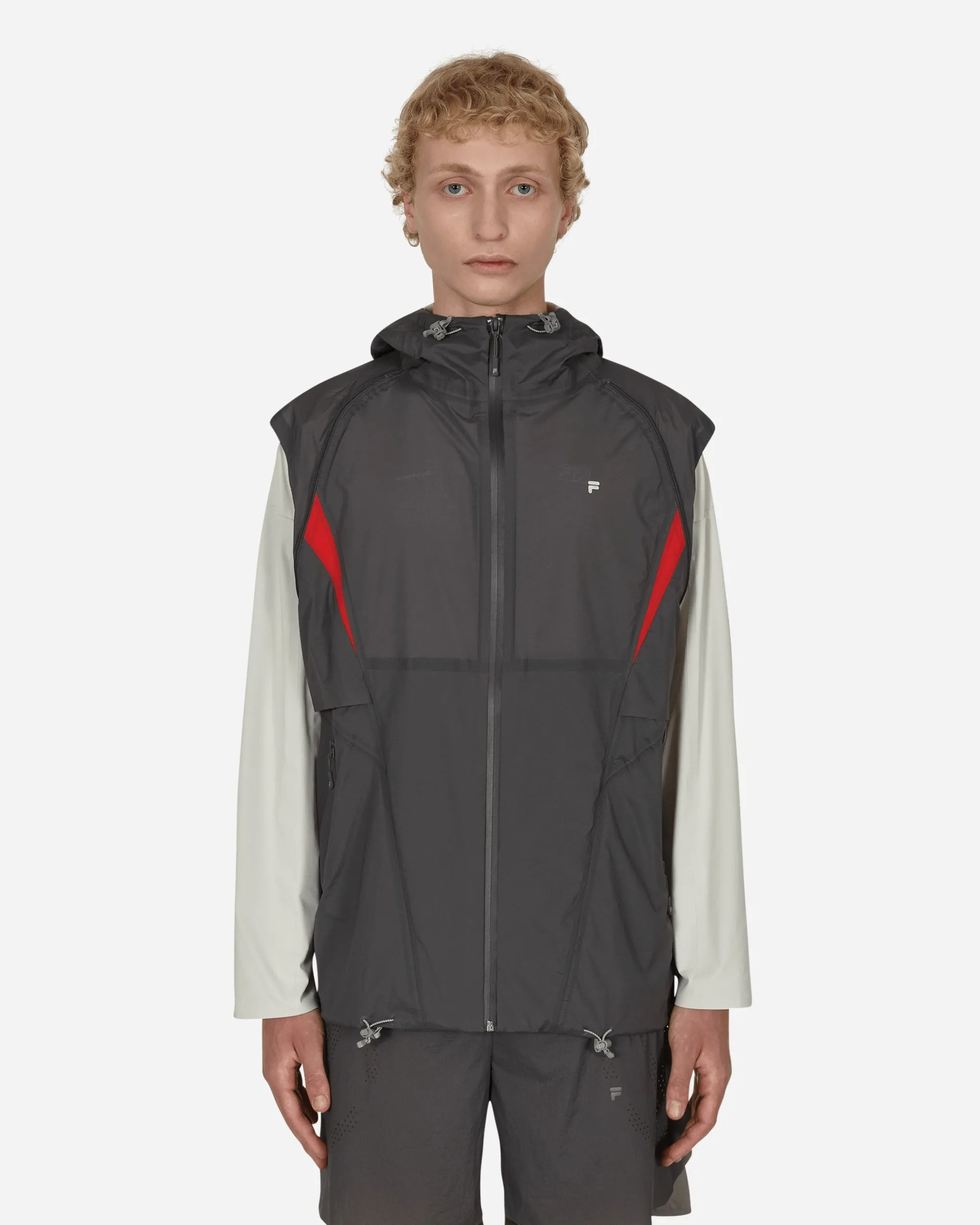 Slam Jam Coats And Jackets^FILA Redefined Transformable Windbreaker Grey
