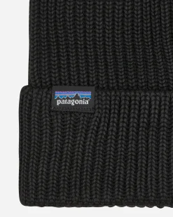 Patagonia Hats|Hats^Fisherman's Rolled Beanie Black