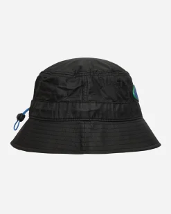 Brain Dead Hats|Hats^Fisheye Cinch Bucket Hat Black