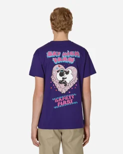 Sky High Farm T-Shirts^Flatbush Printed T-Shirt Purple