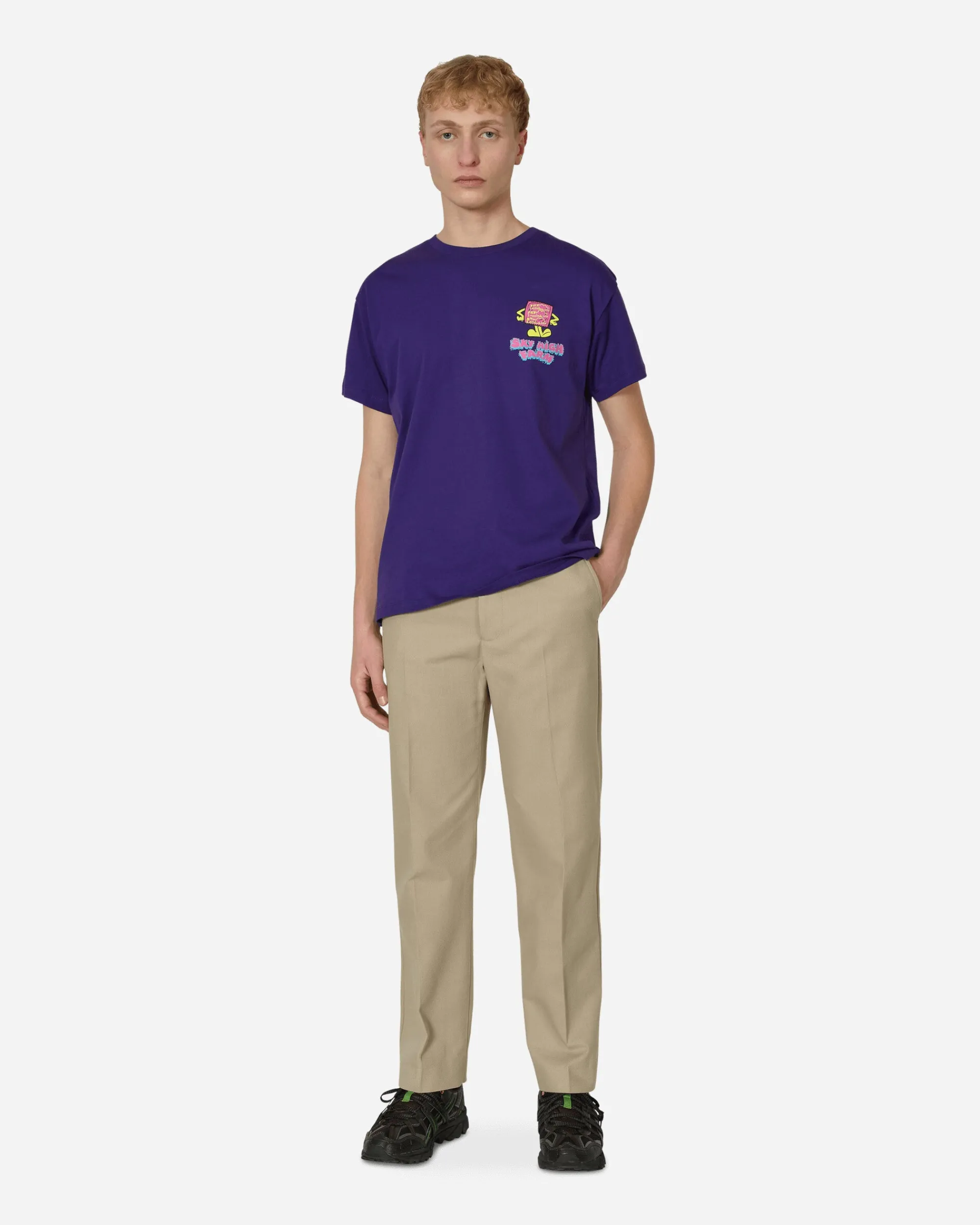 Sky High Farm T-Shirts^Flatbush Printed T-Shirt Purple